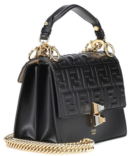 fendi leather shoulder bag